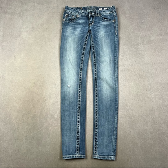 Miss Me Denim Jeans with Stitch Detail - Picture 2 of 5